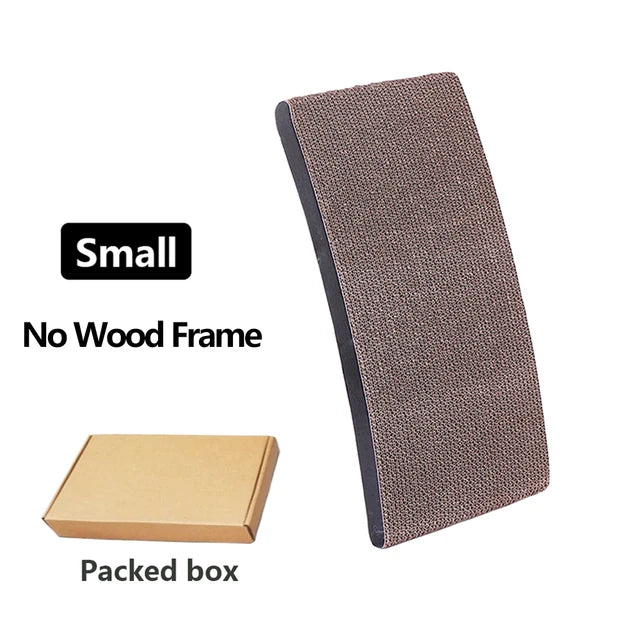 2-in-1 Wooden Scratcher & Lounger